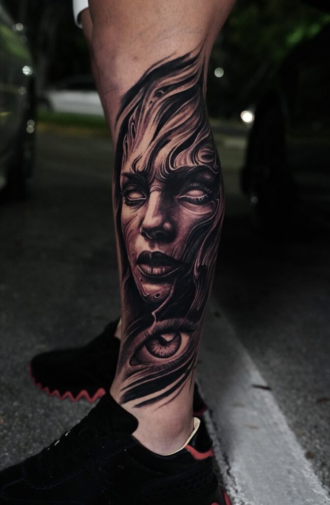 Calf realism portrait